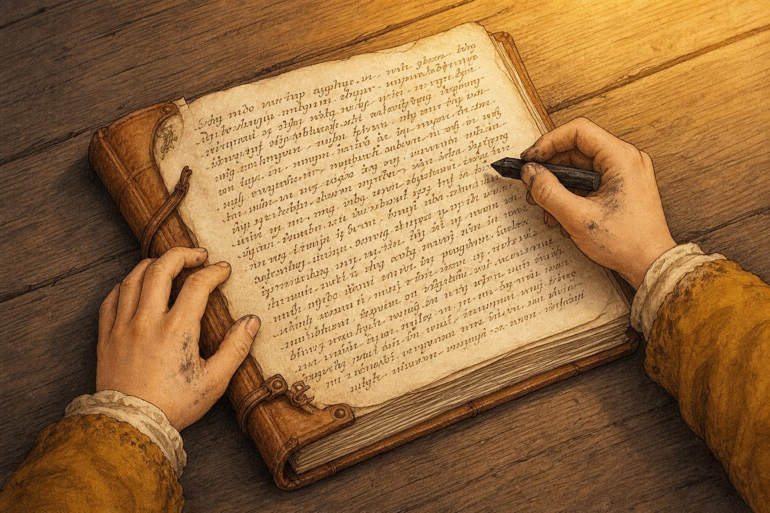 The Secret of the Flying Scribble