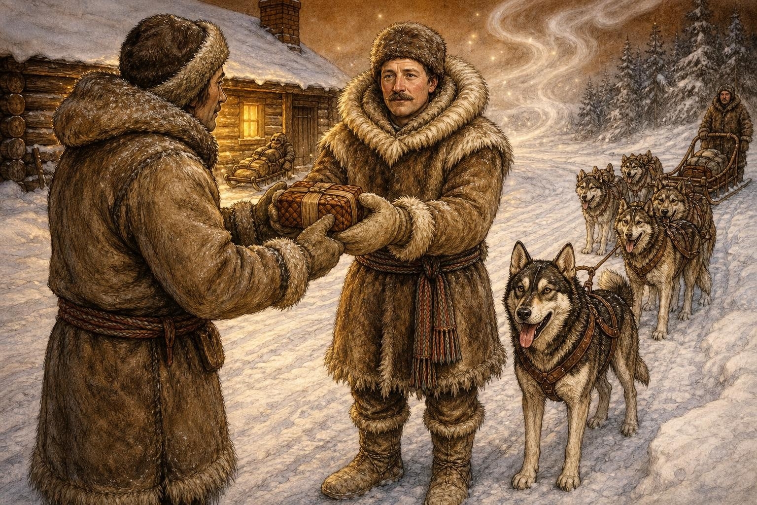 The Train That Barked in the Snow