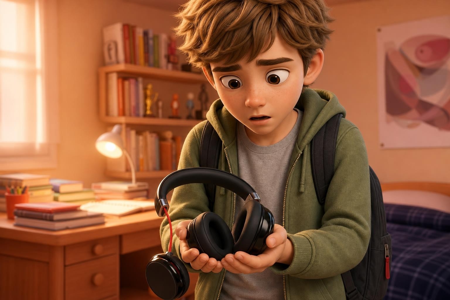 Don't Breathe Near the Left Headphone