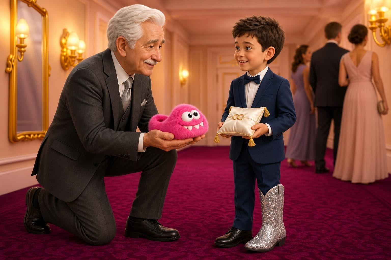 A Suit, a Tie, and a Single Sock