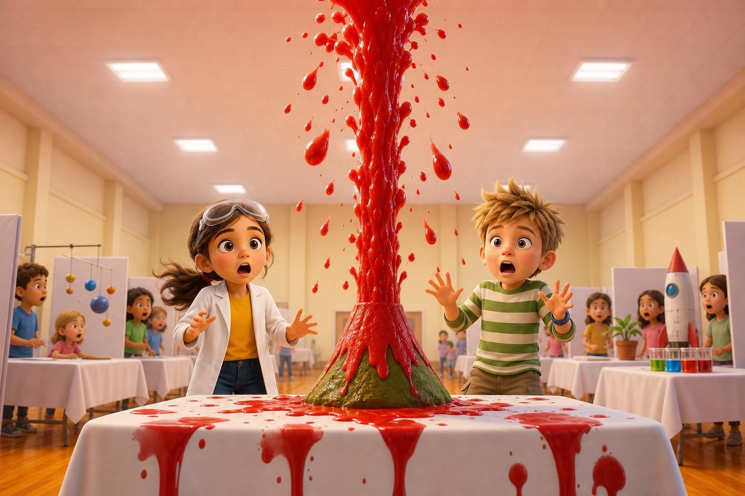 Never Shove Ketchup into a Volcano