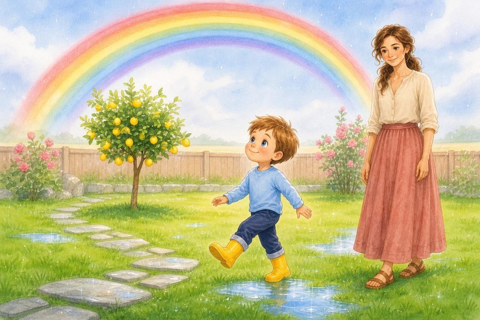 The Rainbow That Ran Away to the Neighbors