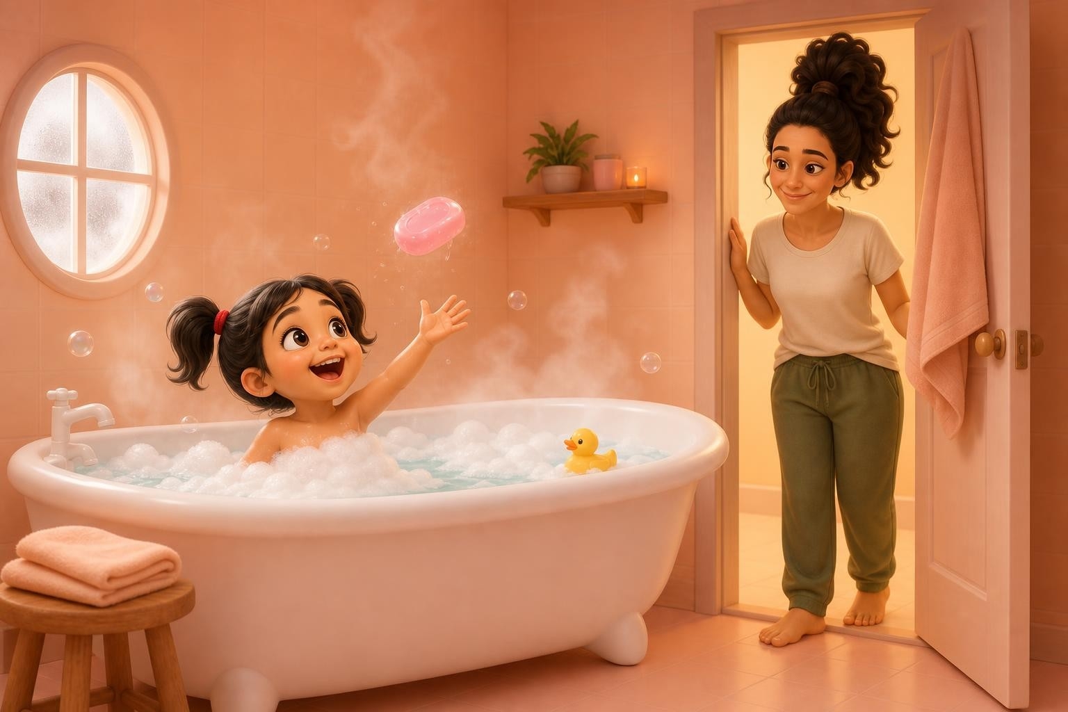Raisin Fingers in the Bathtub