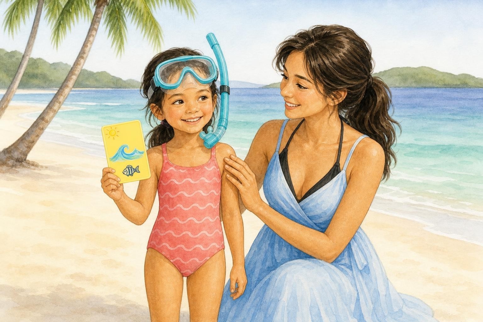 Popping to the Post Office in Flippers