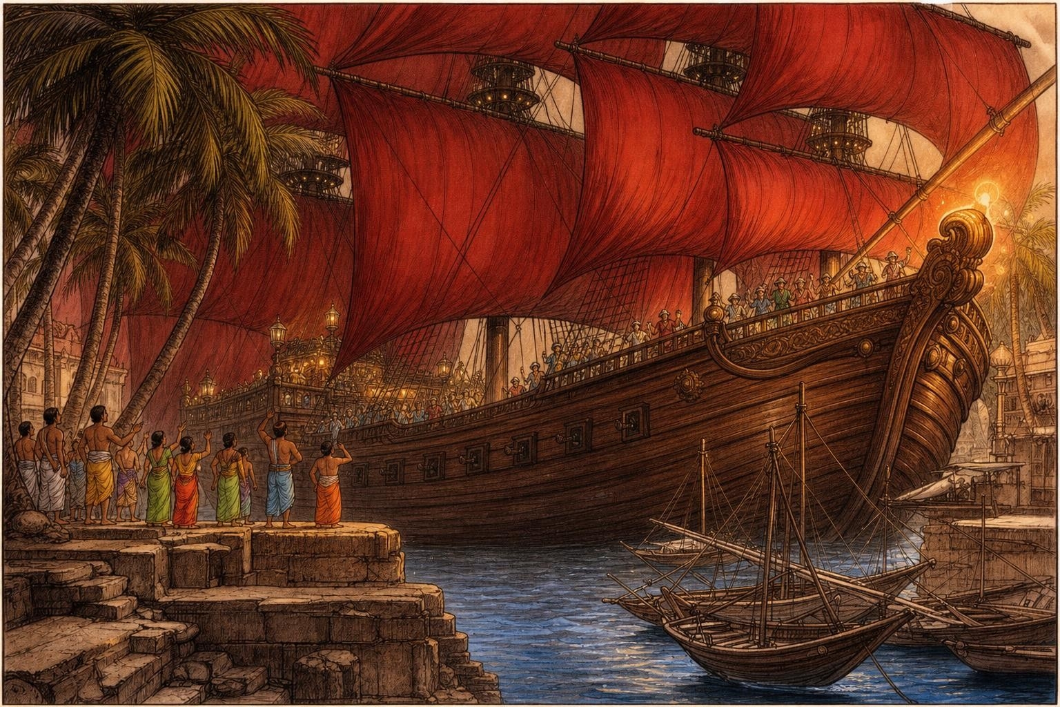 One Hundred Ships and One Porcelain Vase