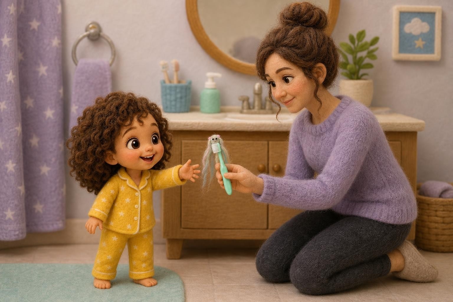 Three, Two... Toothbrush!