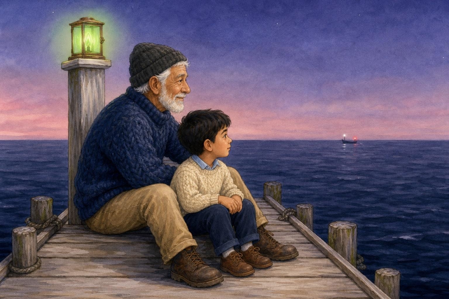 The Boat That Spoke in Lights