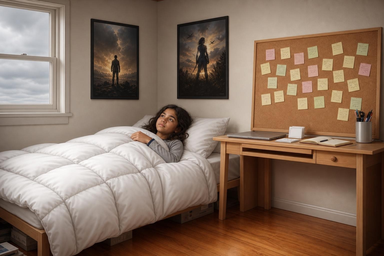 The Distance Between the Blanket and the Floor