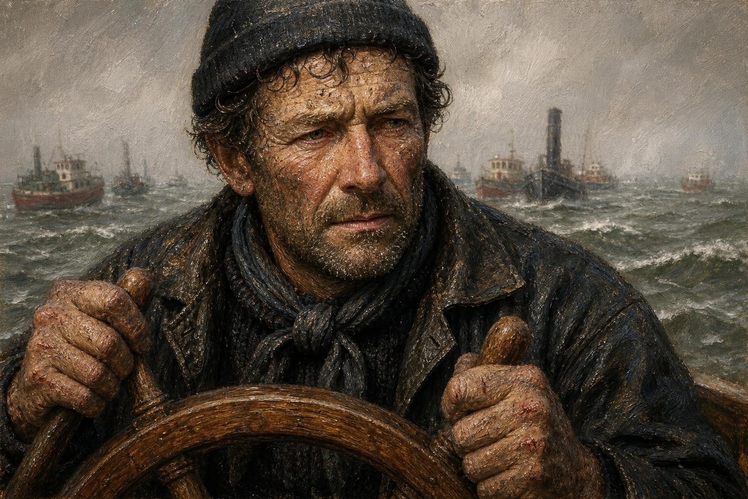 Setting Off to War in a Fisherman's Sweater