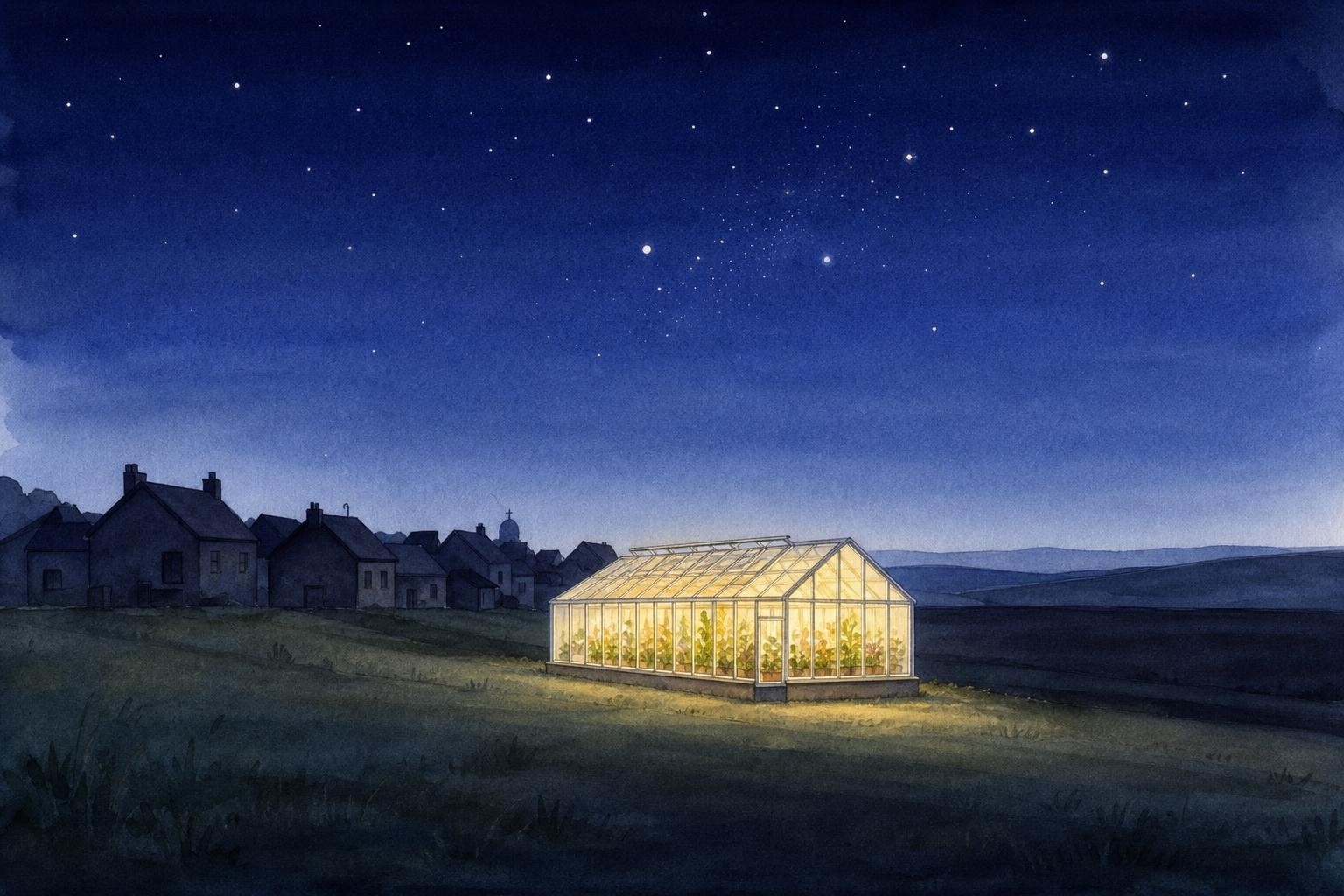 The Glass House That Never Sleeps