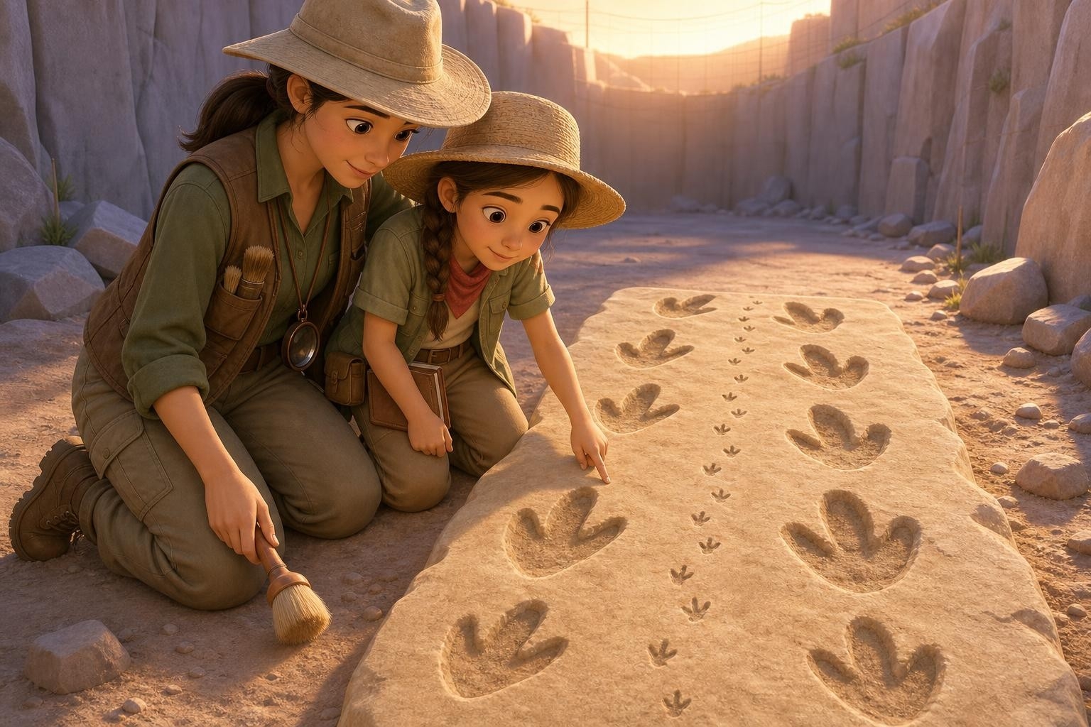 The Space Between the Footprints