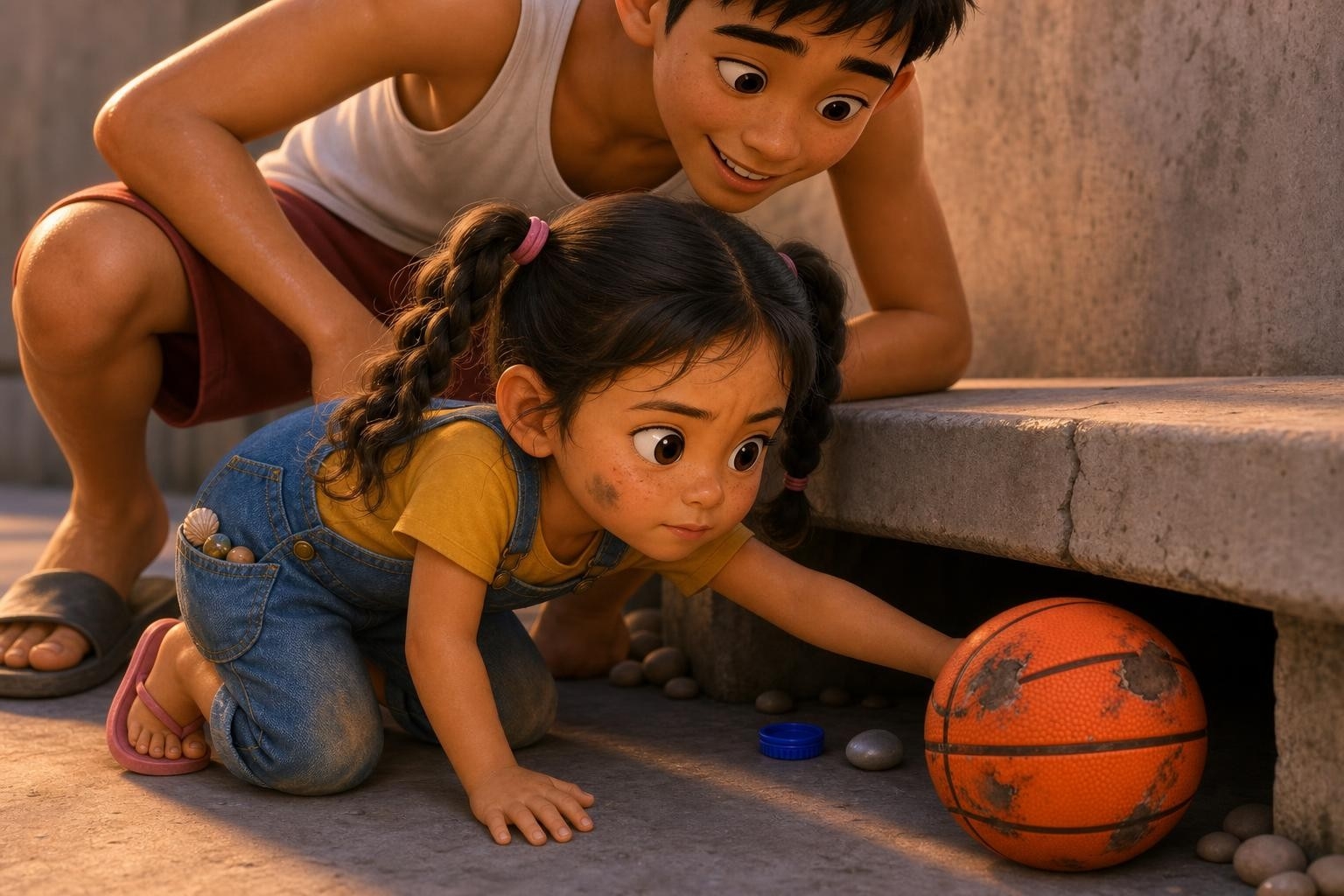 You Don't Play Basketball with Bottle Caps