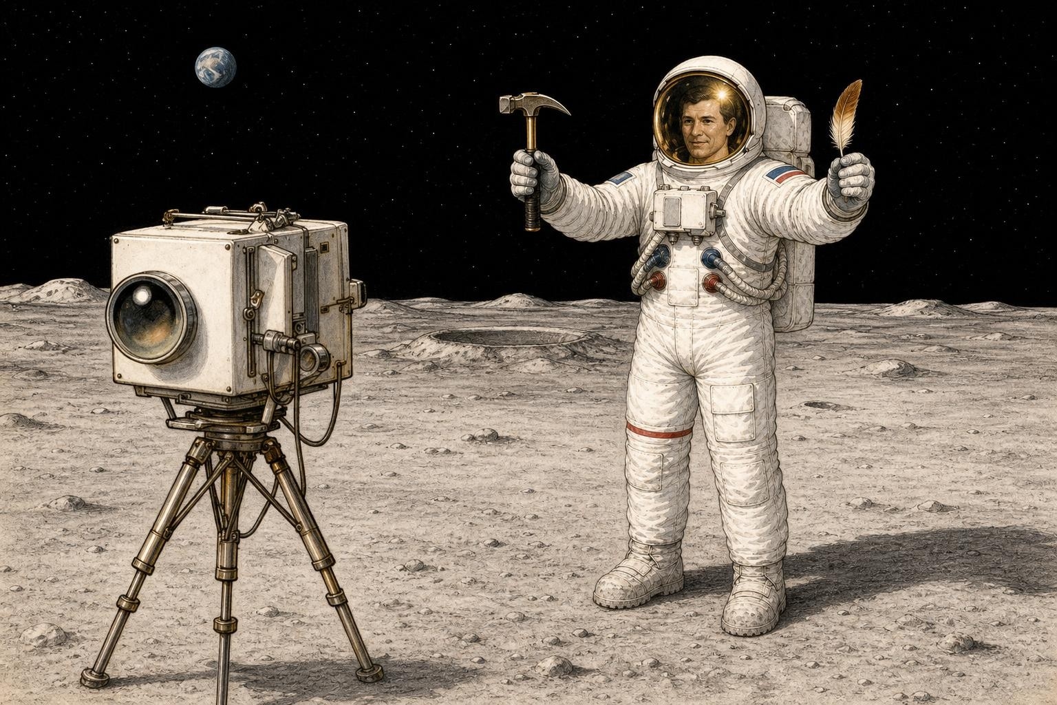 Why Does an Astronaut Need a Feather?