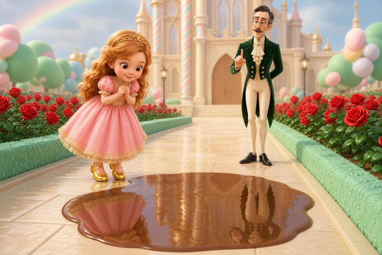 The Golden Shoes and the Mud Puddle