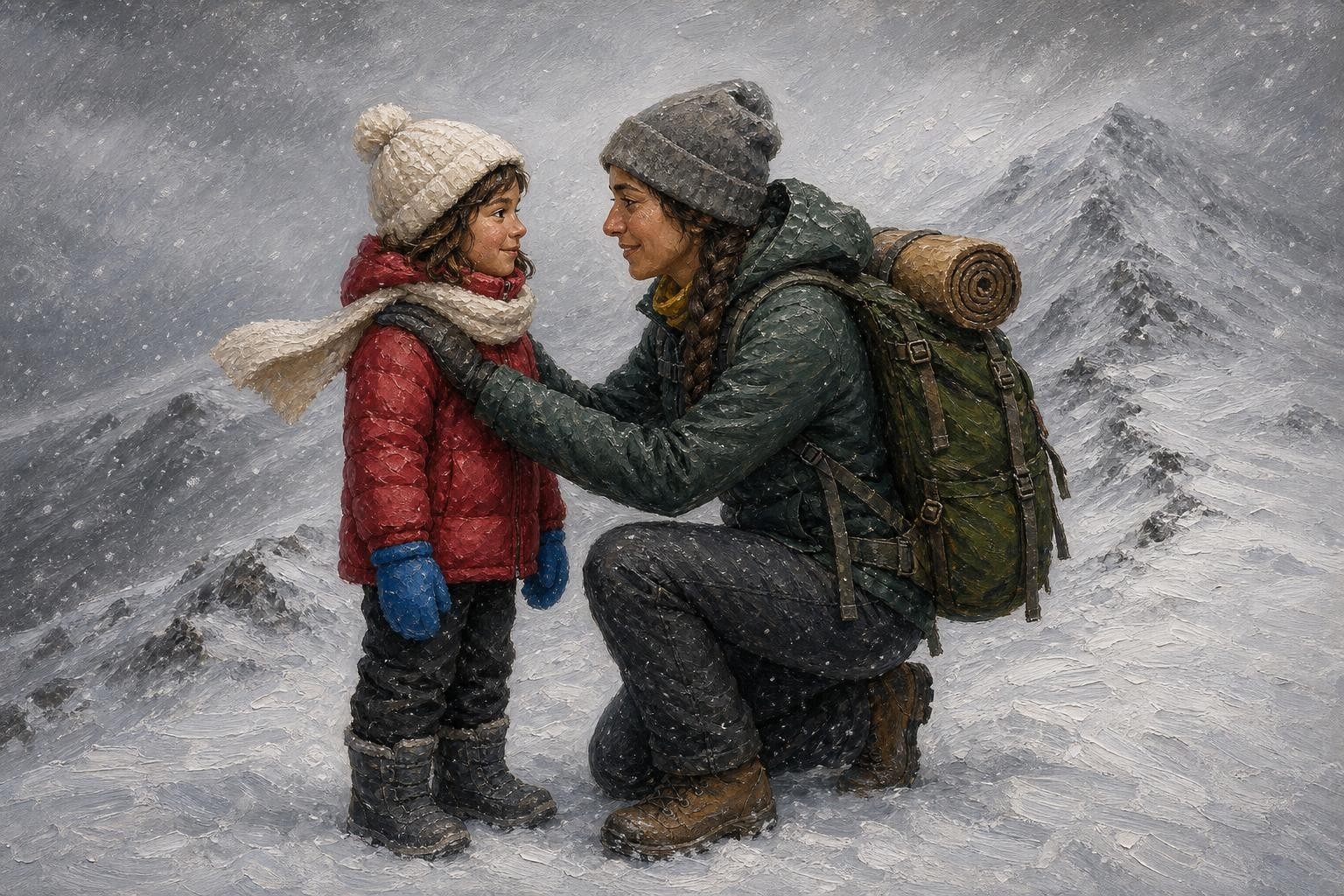 A Night in the Snow Cave
