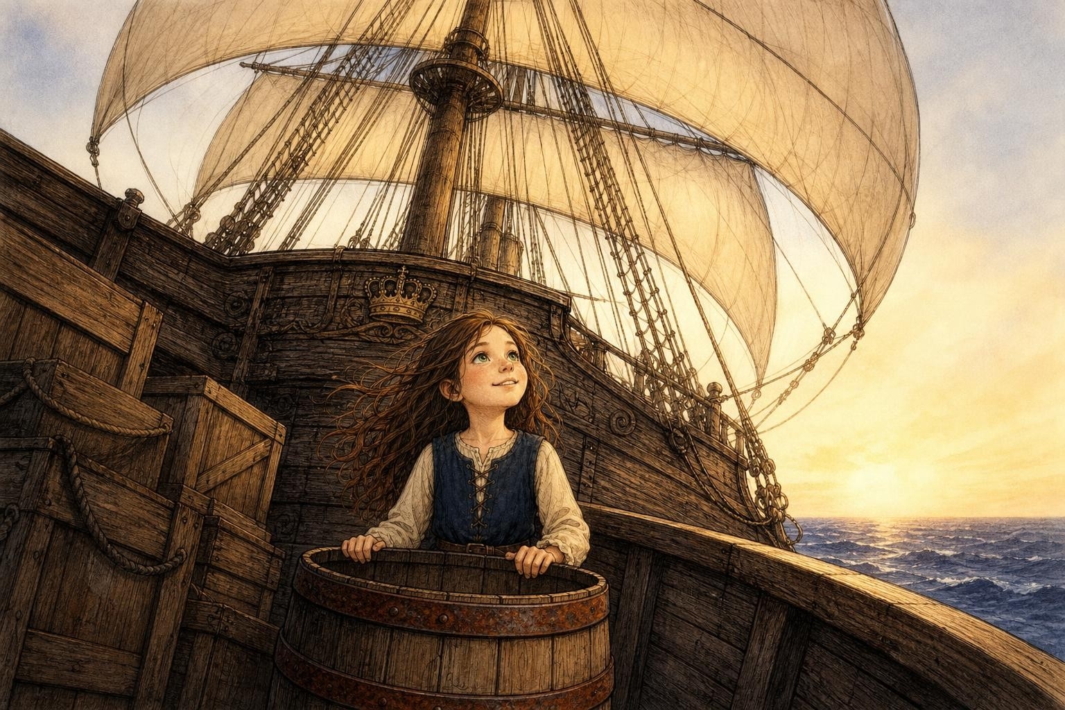 The Stowaway of the Sunken Crown