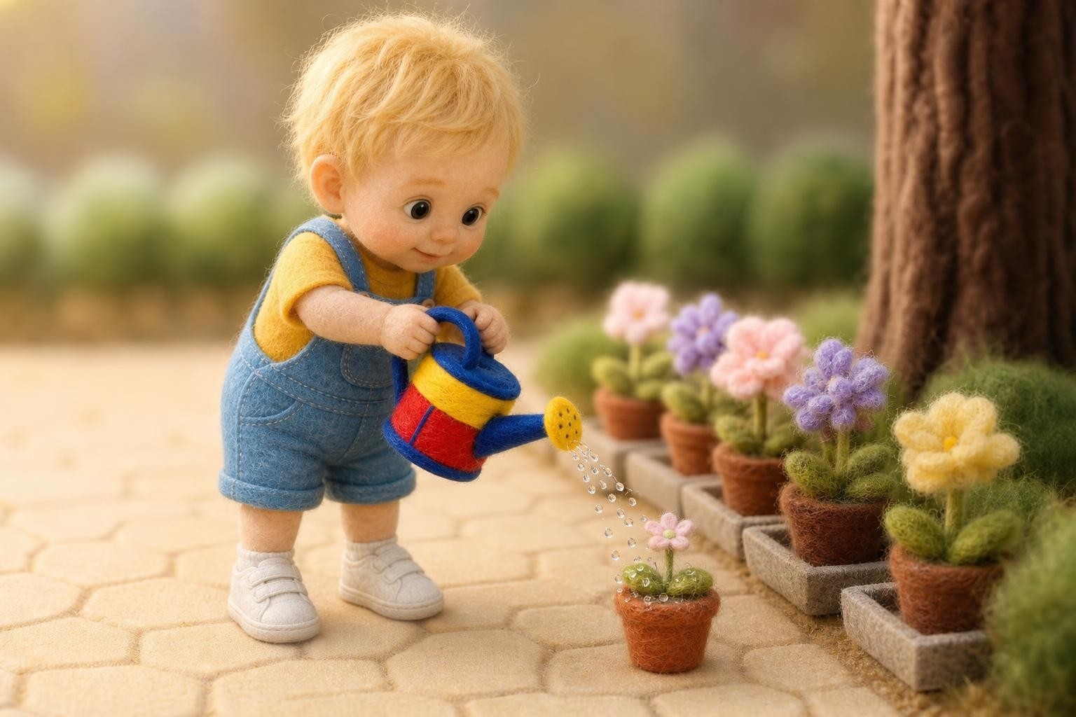 A Huge Hose, A Tiny Watering Can
