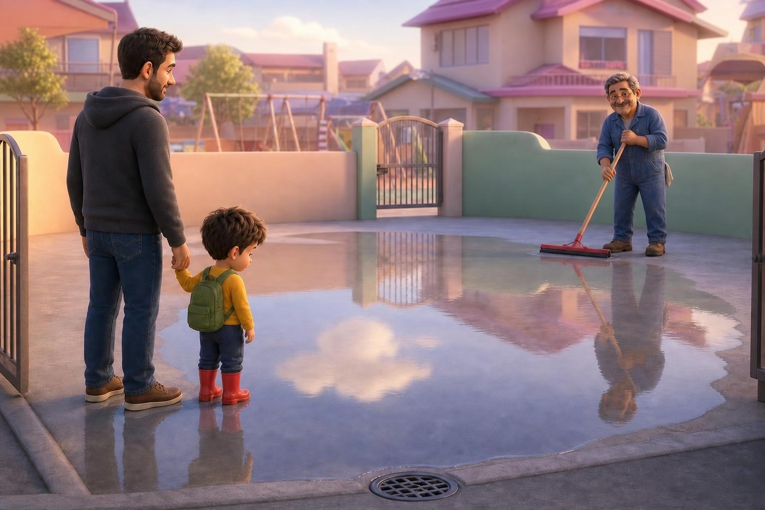A Sea in the Middle of the Kindergarten