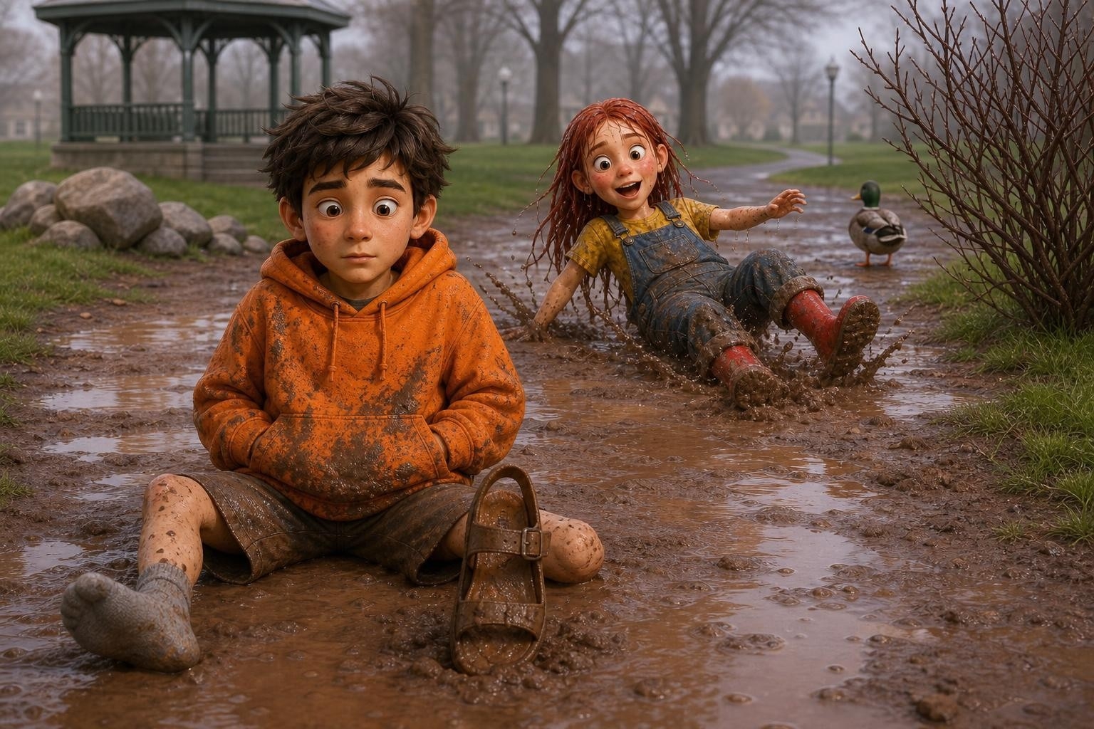 Foot, Foot, Fist... Puddle