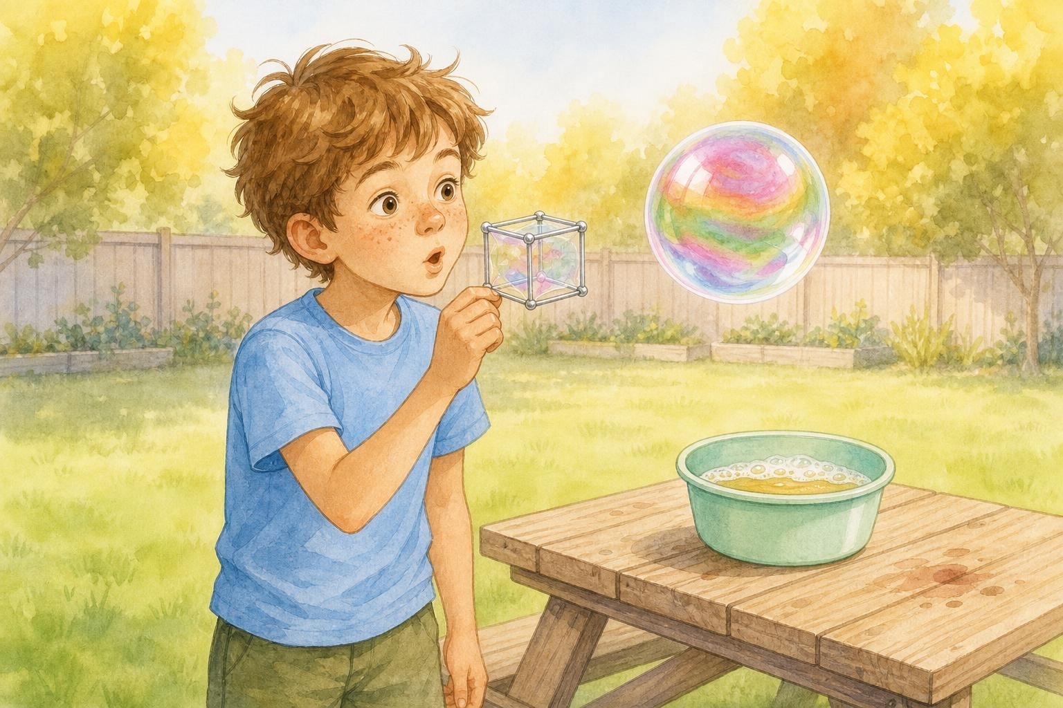 Bubbles with Corners