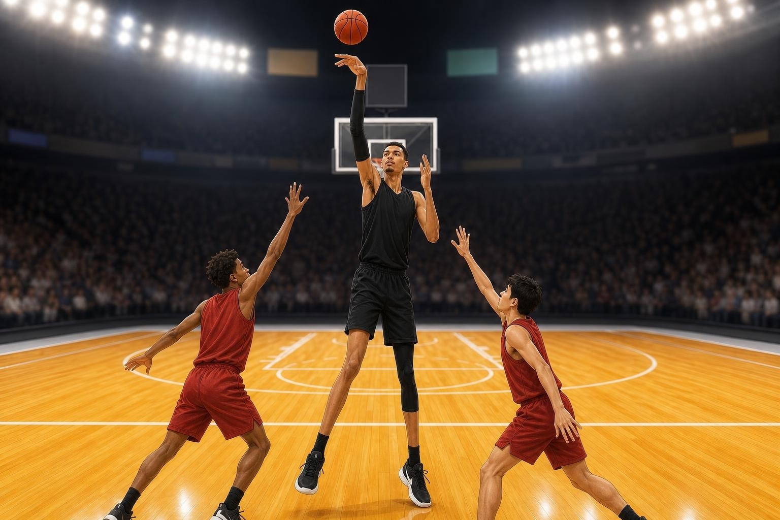 Giants Aren't Supposed to Shoot Three-Pointers