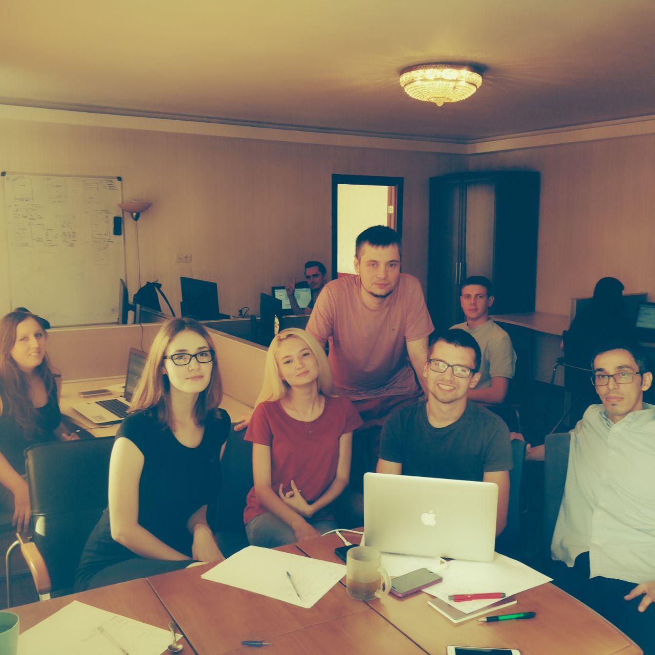 Our talented team collaborating together