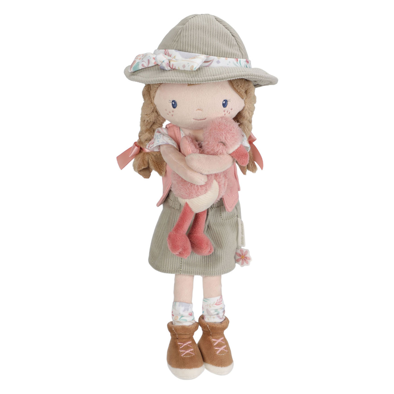 Little Dutch Knuffelpop Ranger Rosa - Safari Friends