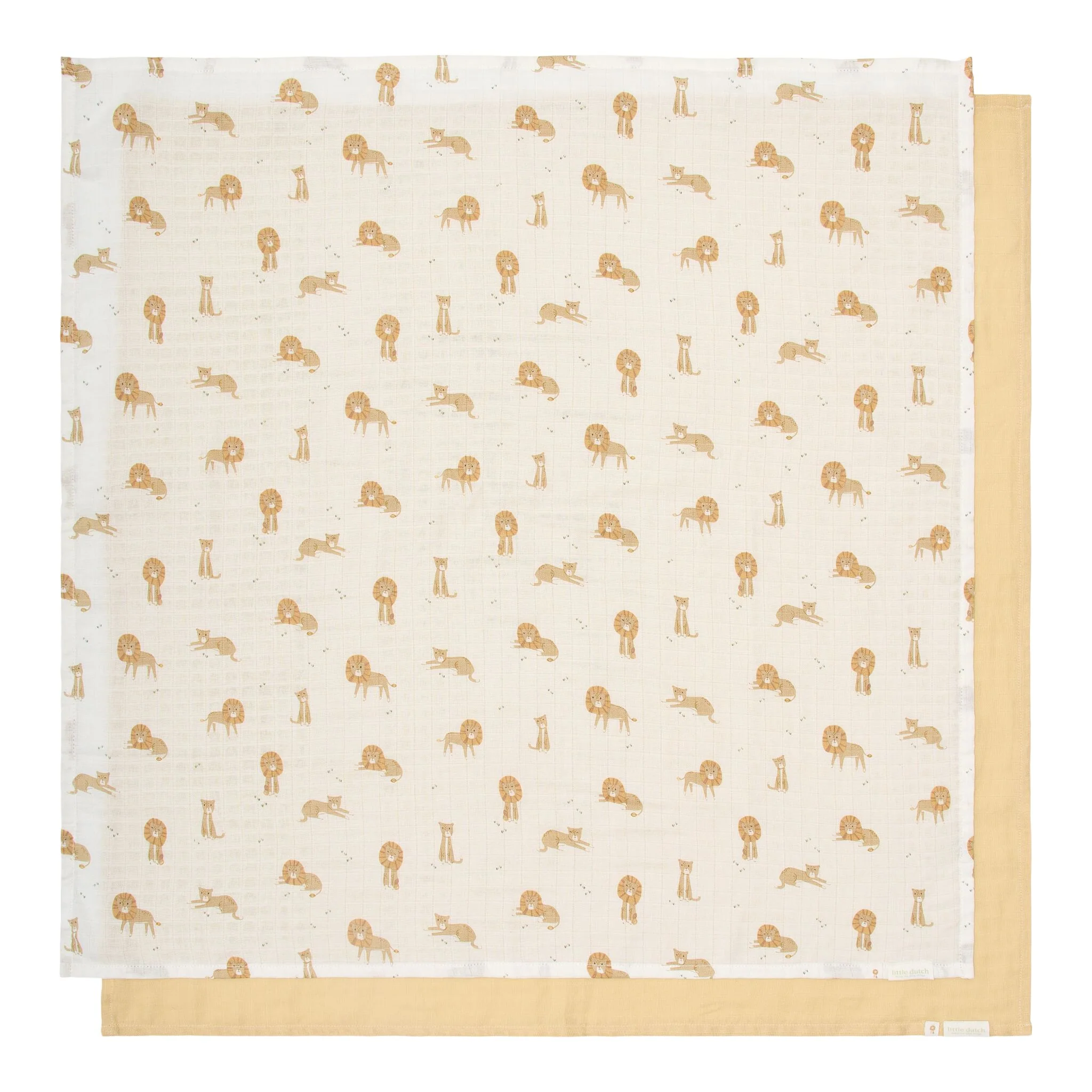 Little Dutch muslin cloths 70x70 cm 2-pack - Safari Leo