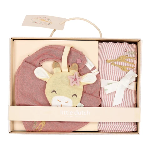Geschenkdoos Giraffe - Roze