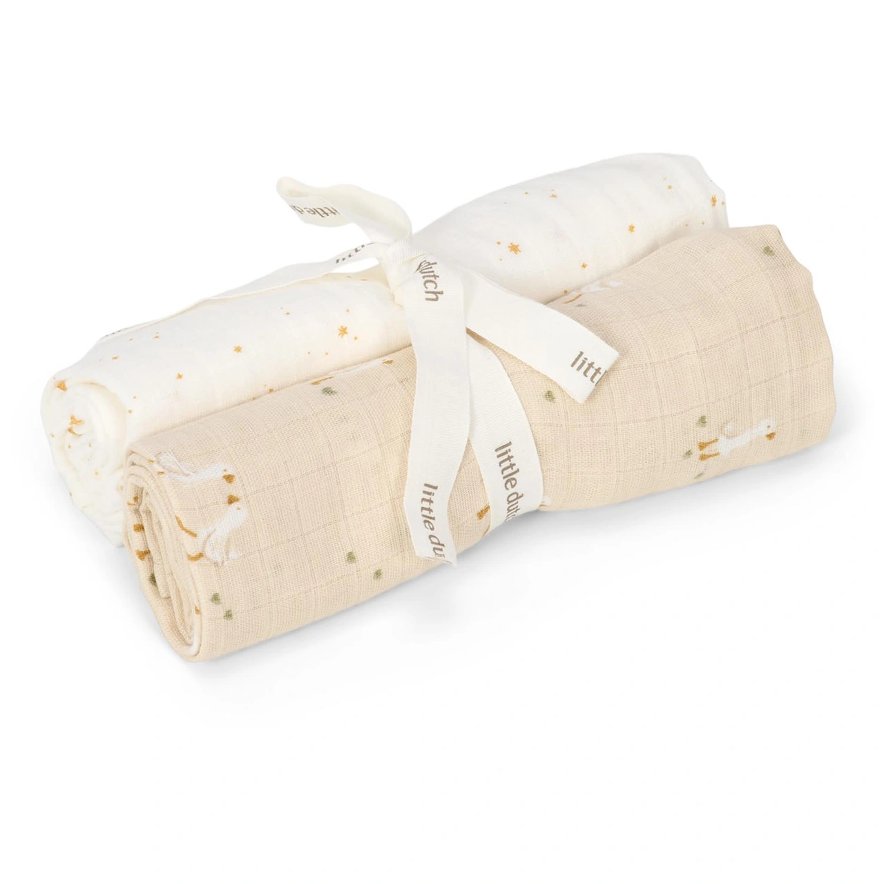 Little Dutch Swaddle Hydrofiele Little Goose 70 x 70 - set van 2