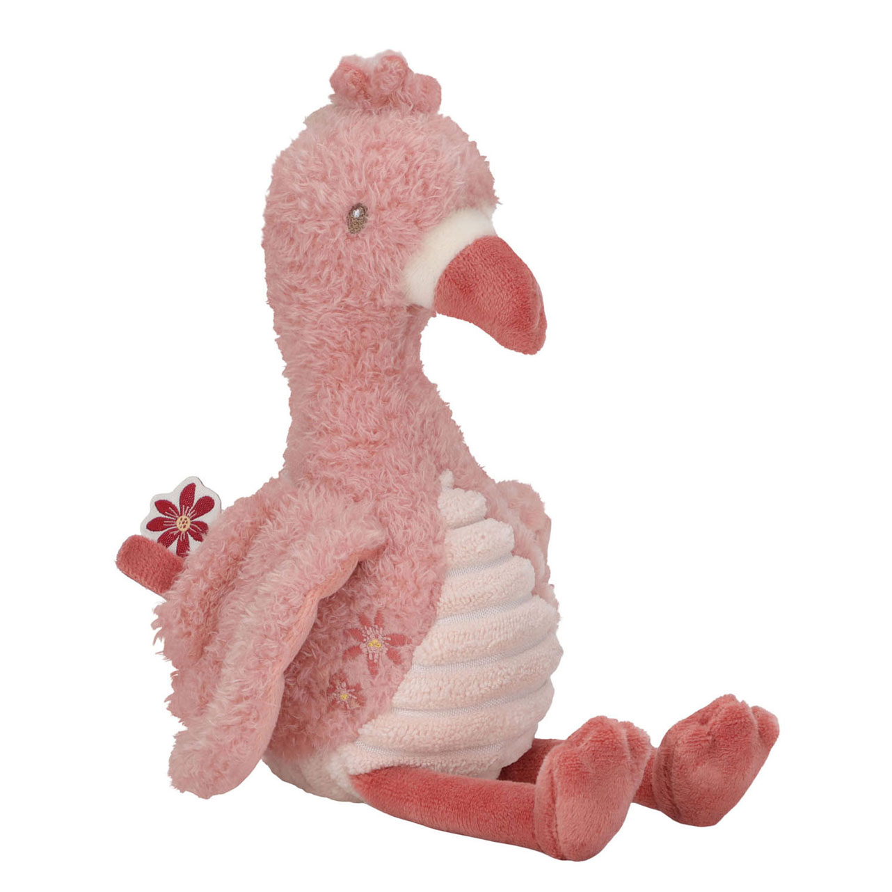 Little Dutch Knuffel Flamingo Safari Friends 17 cm