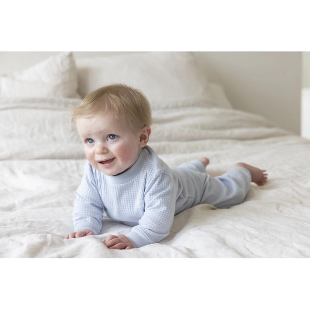 Feetje wafel pyjama Baby Blue
