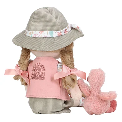 Little Dutch Knuffelpop Ranger Rosa - Safari Friends