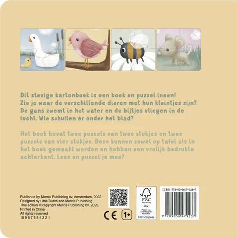 Little Dutch - Mijn dieren puzzelboek