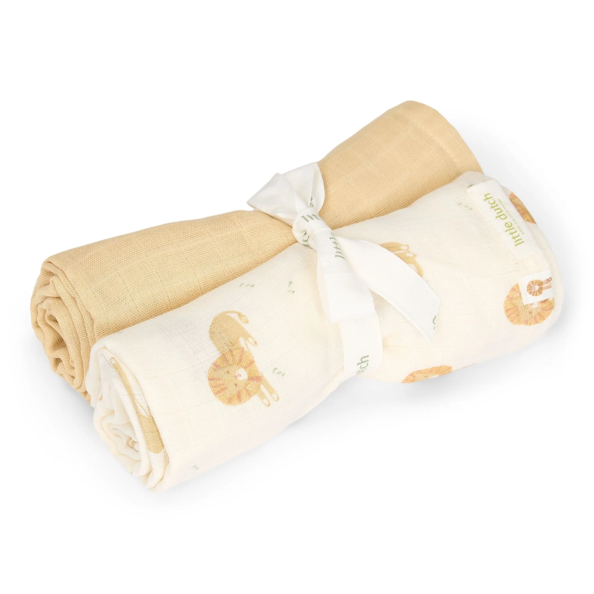 Little Dutch muslin cloths 70x70 cm 2-pack - Safari Leo