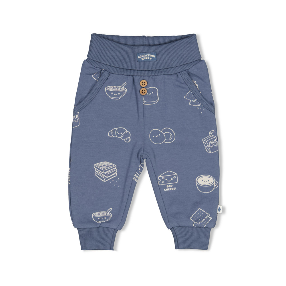 Feetje Broek AOP - Blauw