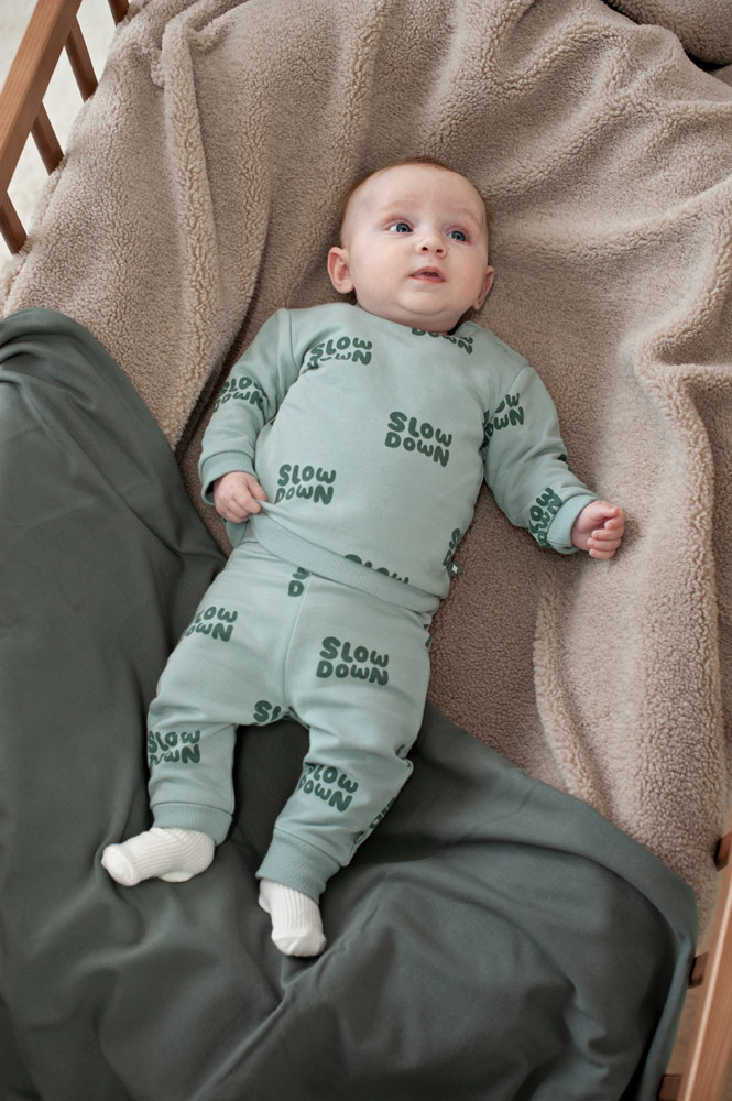Feetje Broek AOP - Mint