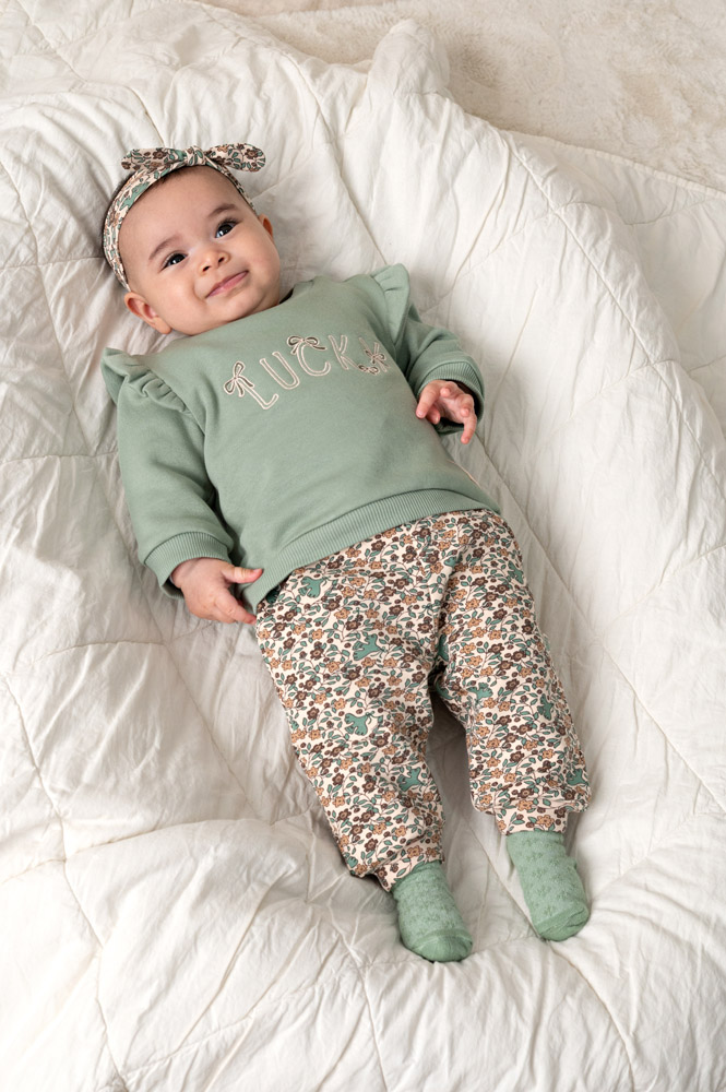 Feetje Broek AOP - Offwhite
