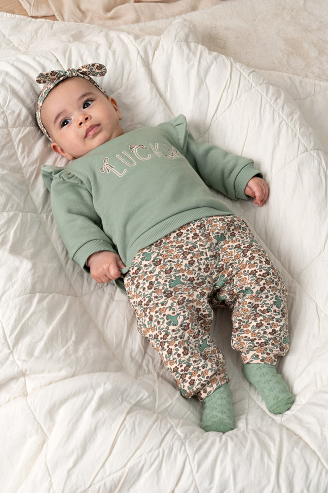 Feetje Broek AOP - Offwhite