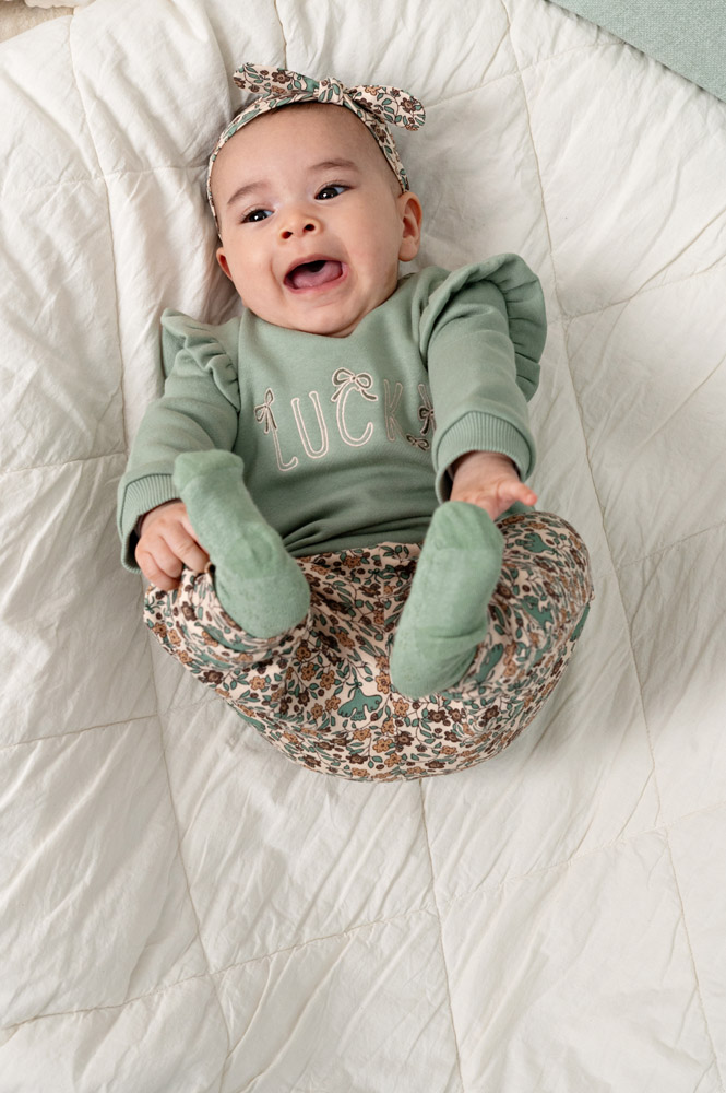 Feetje Broek AOP - Offwhite