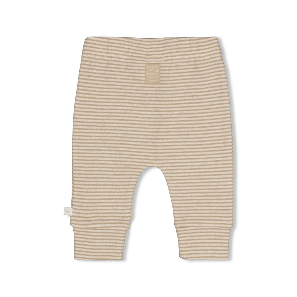Feetje Broek rib met streep - Taupe