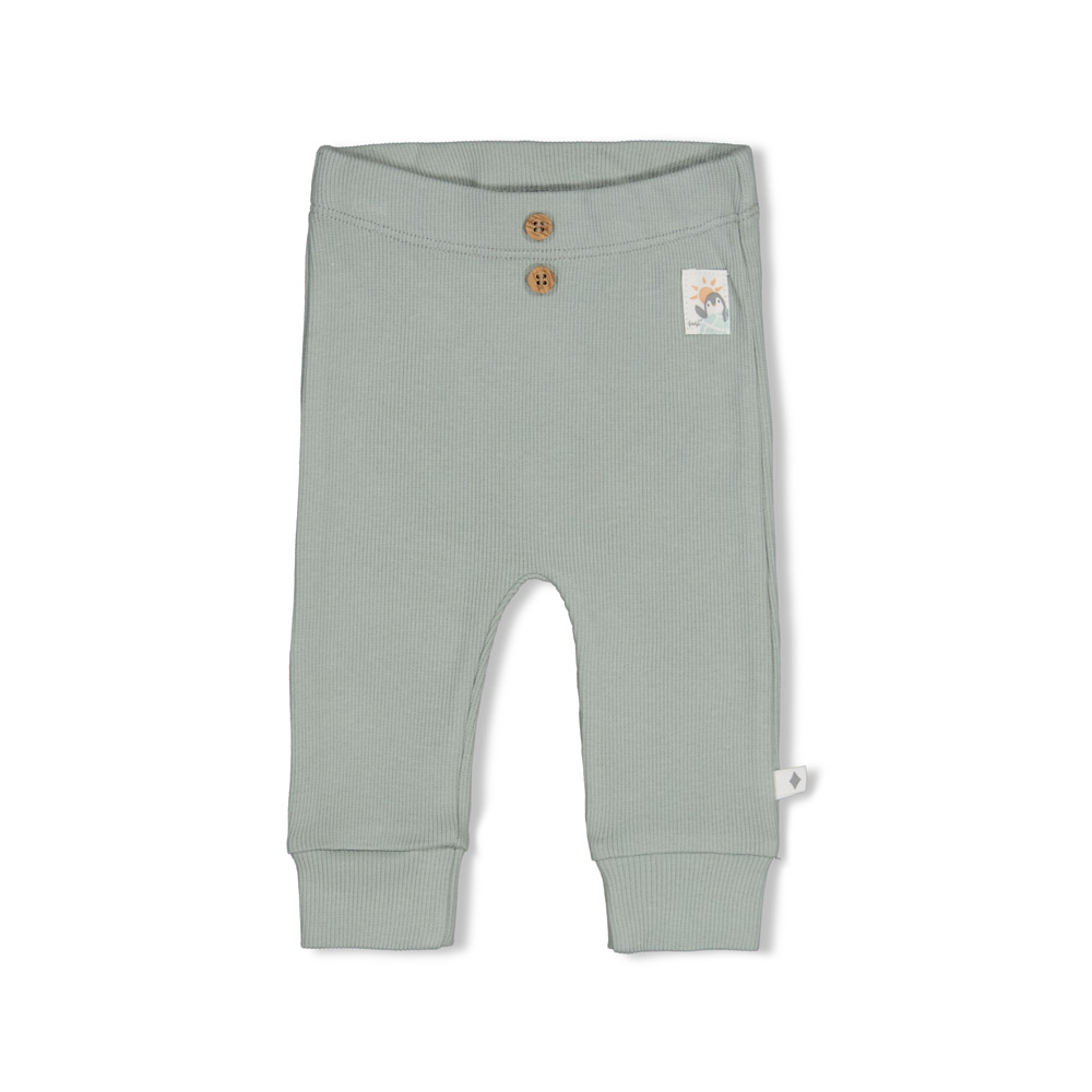 Feetje Broek rib - Zeegroen