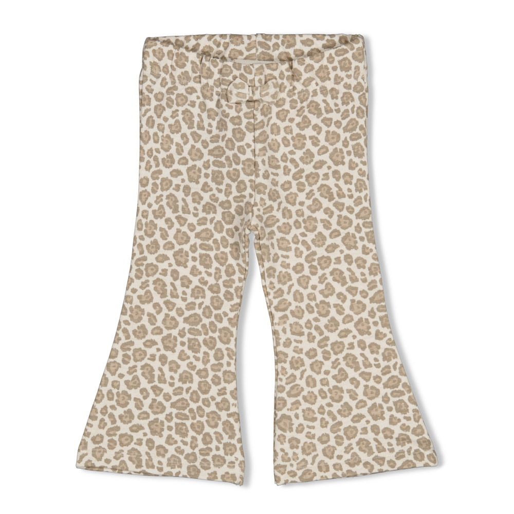 Feetje Flare broek AOP - Offwhite melange