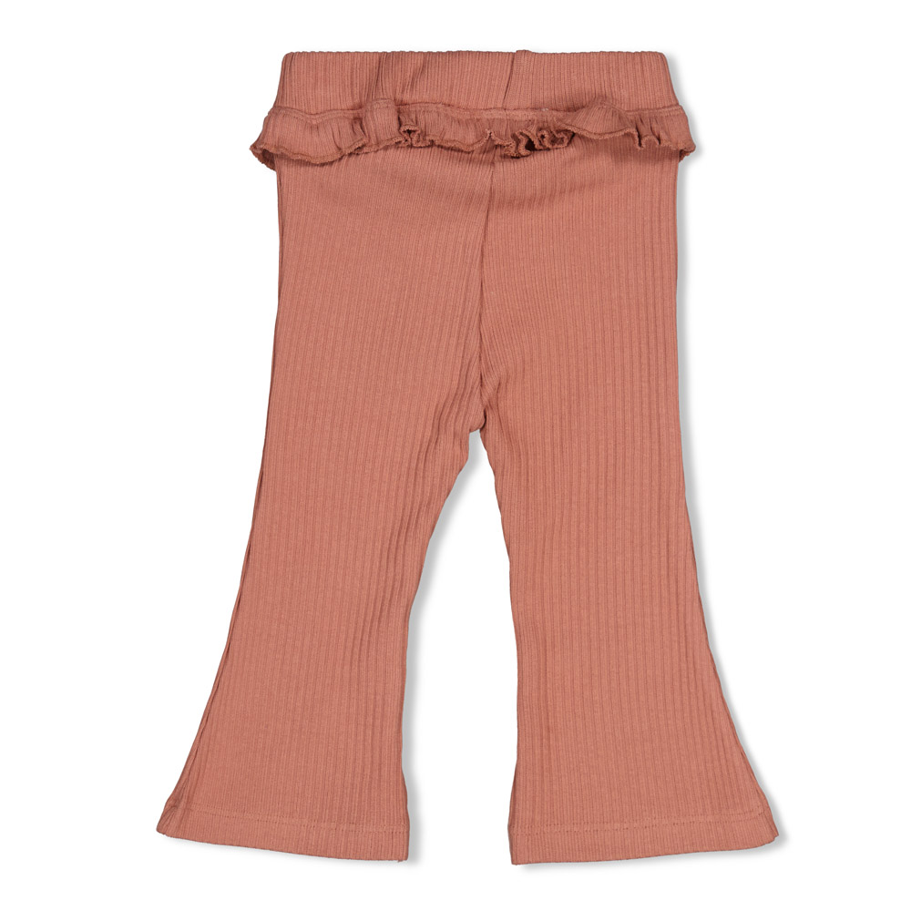 Feetje Flare broek rib - Mauve