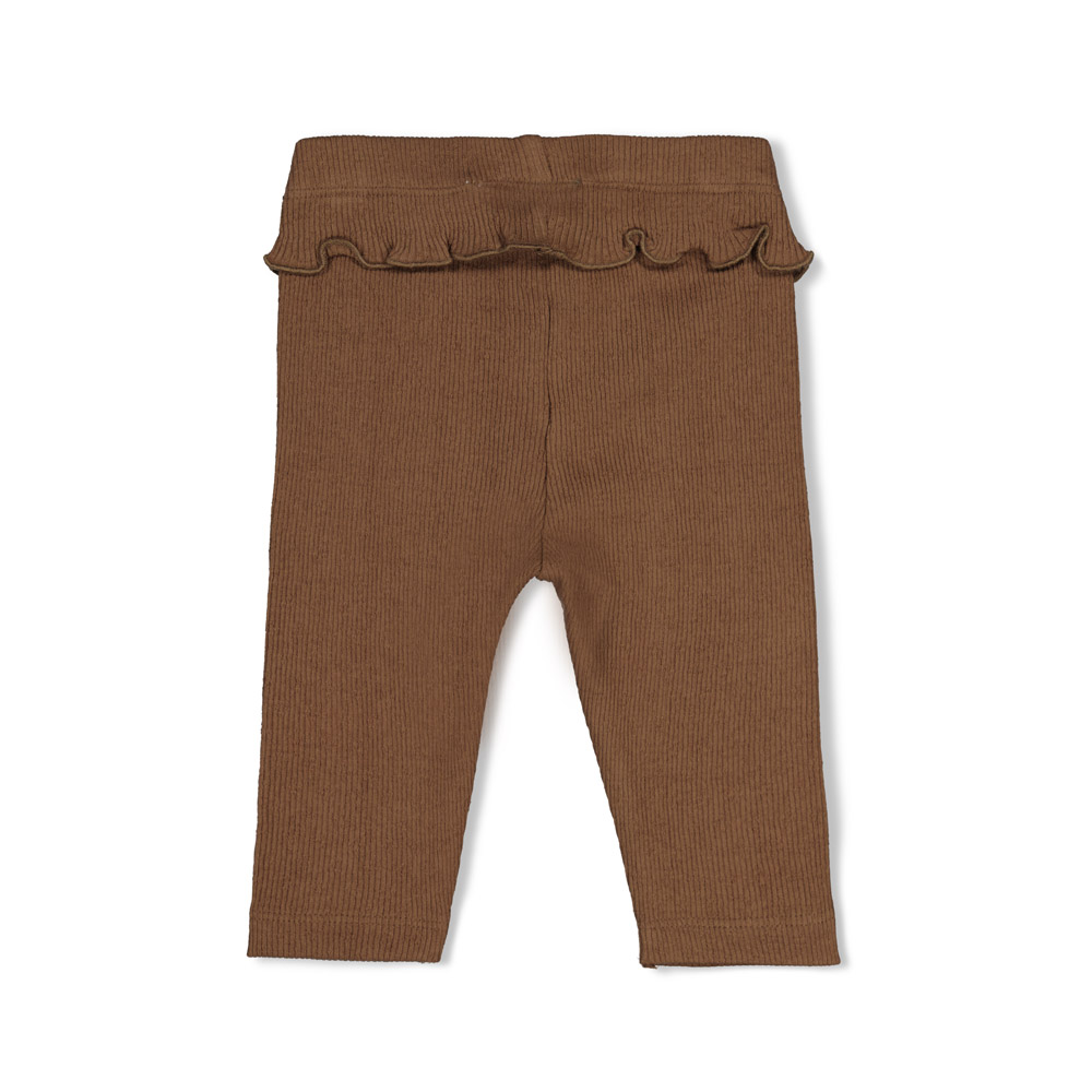 Feetje Legging pointelle rib - Bruin