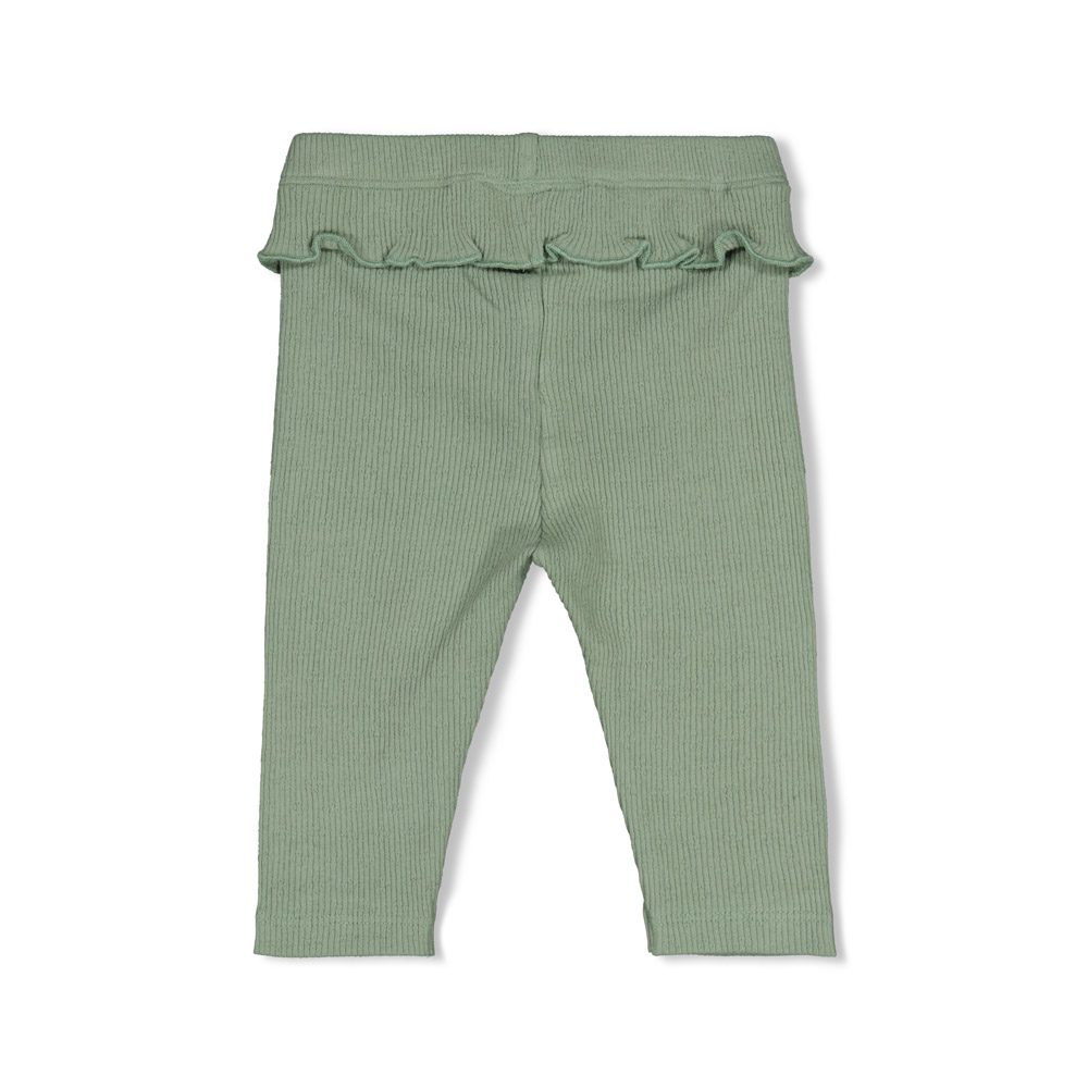 Feetje Legging pointelle rib - Jade Groen