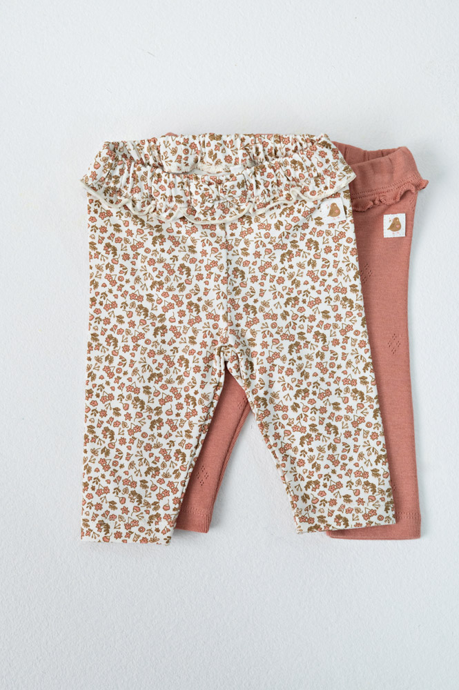 Feetje Legging pointelle rib - Roze