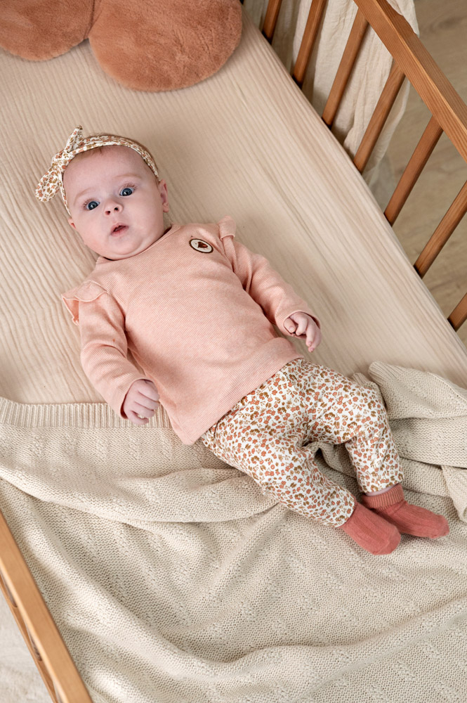 Feetje Longsleeve rib - Roze melange