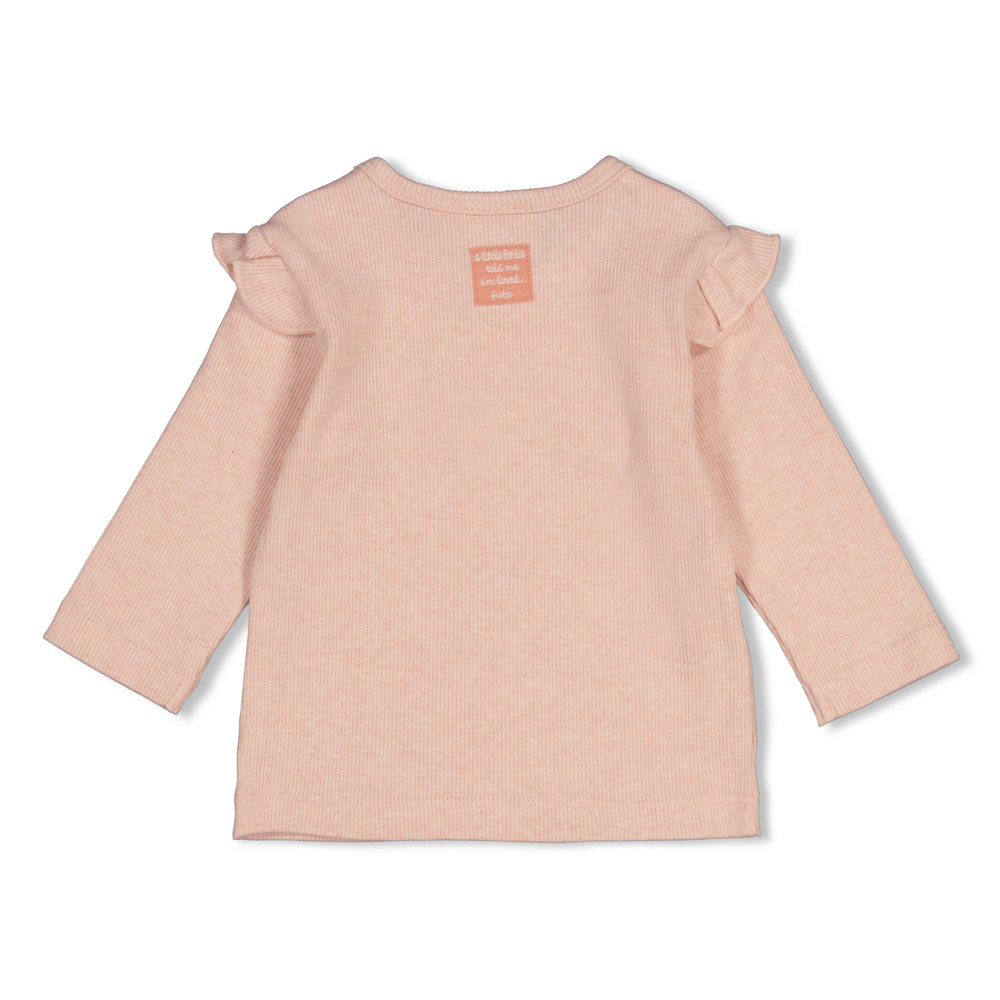 Feetje Longsleeve rib - Roze melange