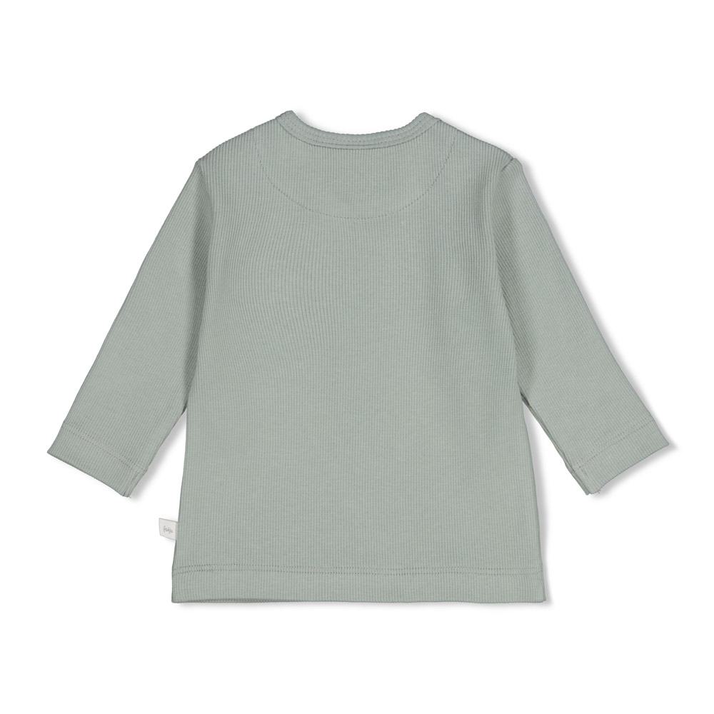 Feetje Longsleeve rib - Zeegroen